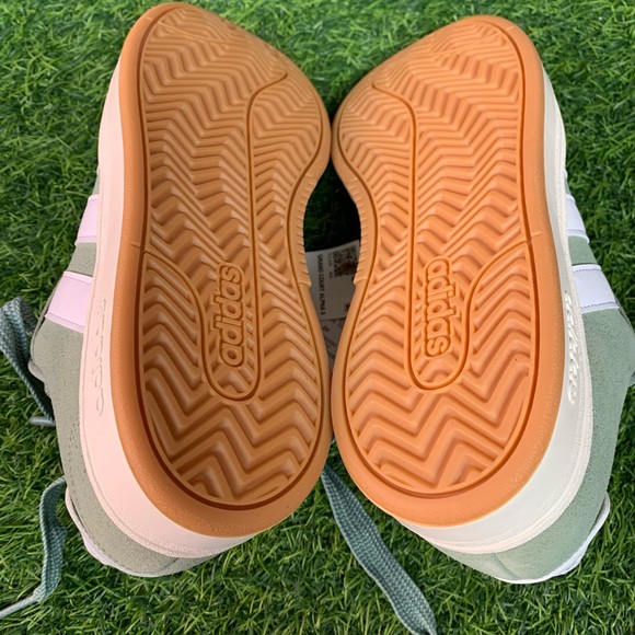 Adidas Pastel Green Court Sneakers - Picture 3 of 6